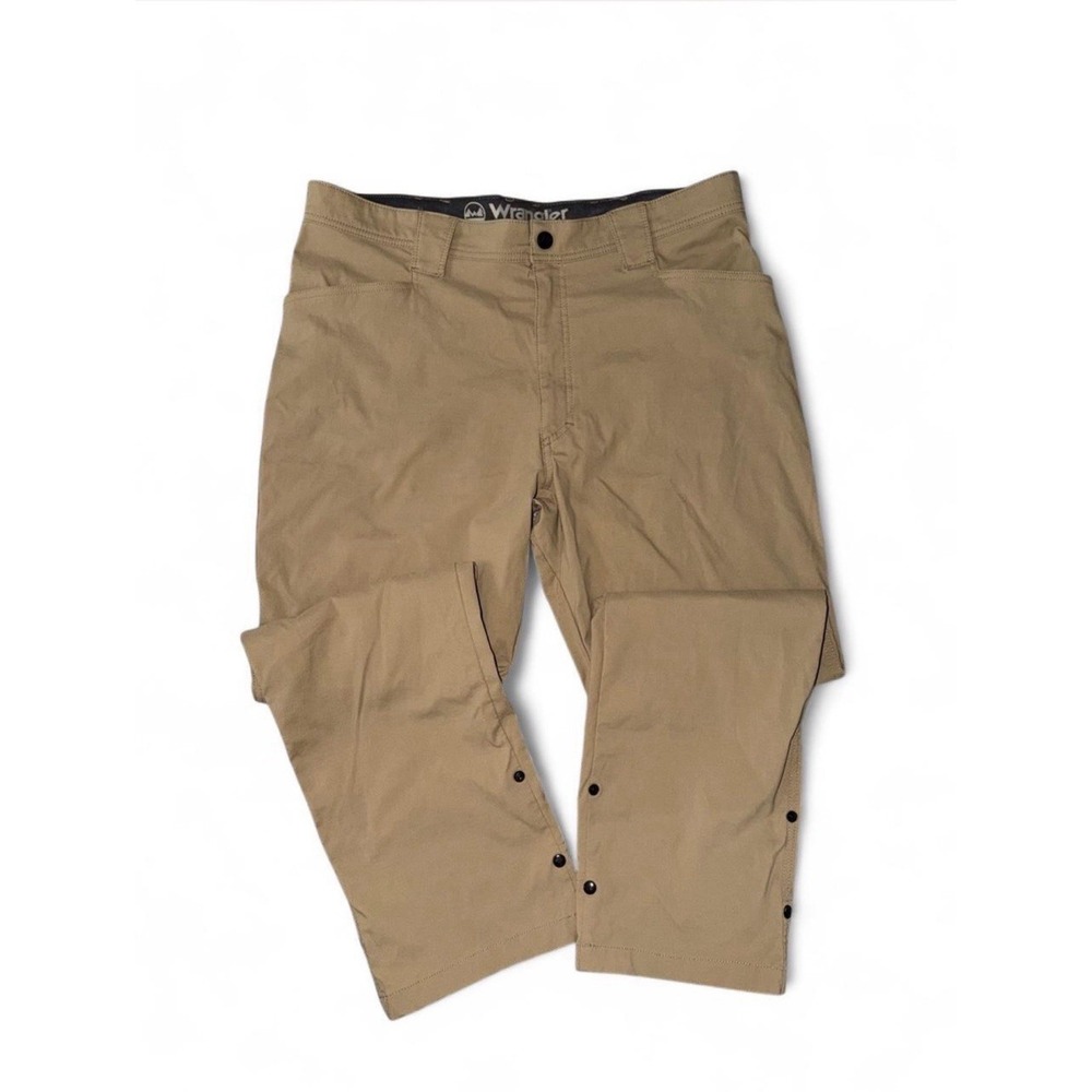 Wrangler Outdoor Series Beige Nylon/Spandex Hiking Pants Size 38
